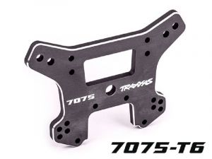 Traxxas Dämpferbrücke 7075-T6 Aluminium  dunkel-titan vorne TRX9639A