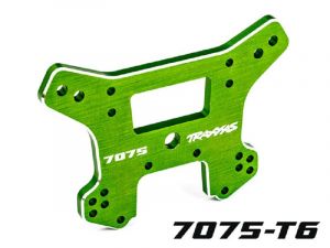 Traxxas Dämpferbrücke 7075-T6 Aluminium  grün vorne TRX9639G
