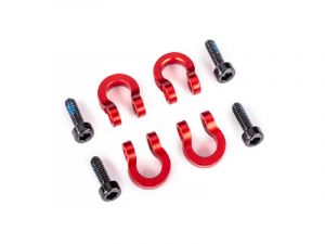 Traxxas Bumper D-Rings 6061-T6 Aluminium rot TRX9734R
