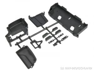 Mugen Radioeinbau-Set beim MBX-7 ECO, E2313