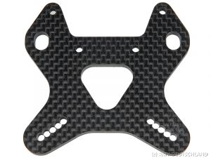 Mugen Dämpfer Befestigungsplatte MBX-7 # vorn Carbon, E2511