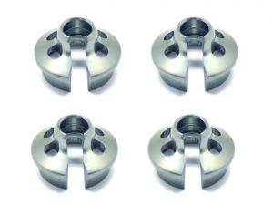 Serpent Federteller (4) für Stoßdämpfer # Aluminium