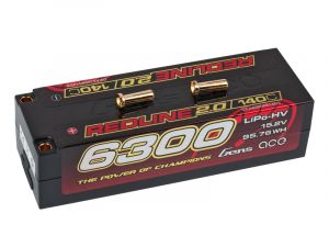 Gens Ace Redline 2.0 Series 6300mAh 15.2V 140C 4S1P Hard Case 59 # HV LiPo Batterie  