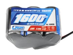 LRP XTEC RX-pack Hump 2/3A NIMH BEC 6.0V 1600mA #430600