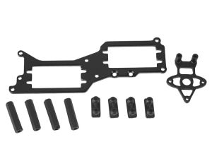 LRP S8 Rebel BX - Aluminium Servo-Einbauplatte und Stützen