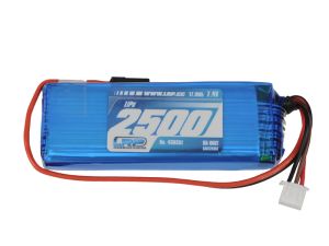 LRP LiPo 2500 RX-Pack 2/3A Straight 7.4V TX Futaba T7 T10PX (#430351)