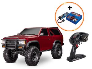 Traxxas TRX-4 Nissan Pathfinder Rot Crawler inkl. 2992GX Power Pack (LiPo + EZ-Peak Ladegerät)