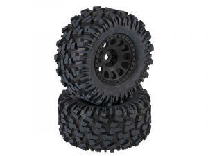 Traxxas Huge Maxx® AT 8.0″ x 4.0″ Reifen auf XRT-Felgen schwarz (2) 