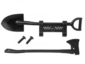 Traxxas Schaufel, Axt + Befestigung schwarz TRX-4 TRX8122-BLK