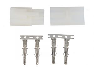 TU3005 RT Stecker Buchsen Tamiya 6.2 weiss 