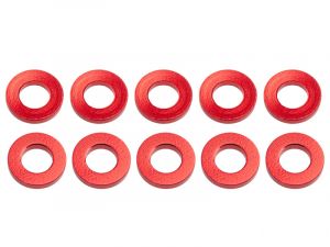 UR1505-R Ultimate RC Rot Aluminium 3x6x1mm Unterlegscheibe (10)