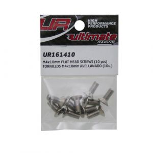 UR161410 - Ultimate RC Senkkopfschraube M4x10mm 12.9 (10)