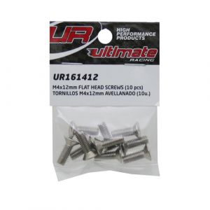 UR161412 - Ultimate RC Senkkopfschraube M4x12mm 12.9 (10)