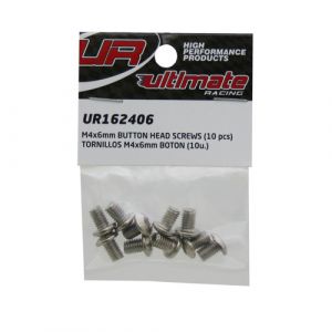 Ultimate RC Rundkopfschraube M4x6mm 12.9 (10) Button Head Innensechskant