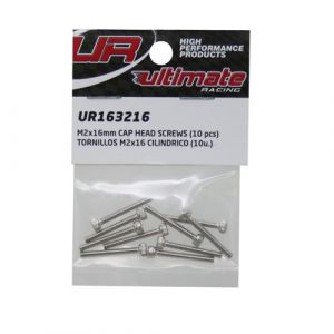 Ultimate RC Zylinderkopfschraube M2x16mm 12.9 (10)Cap Head Innensechskant