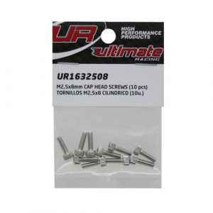 Ultimate RC Zylinderkopfschraube M2.5x8mm 12.9 (10) Cap Head Innensechskant