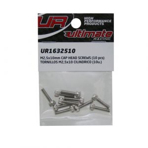 Ultimate RC Zylinderkopfschraube M2.5x10mm 12.9 (10) Cap Head Innensechskant