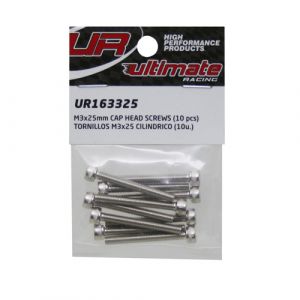Ultimate RC Zylinderkopfschraube M3x25mm 12.9 (10) Cap Head Innensechskant