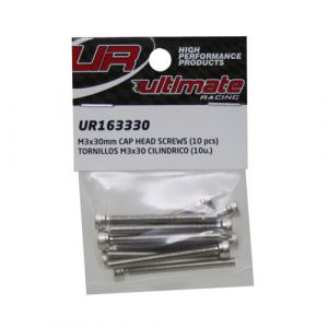 Ultimate RC Zylinderkopfschraube M3x30mm 12.9 (10) Cap Head Innensechskant