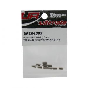 Ultimate RC Madenschraube M3x5mm 12.9 (10) Set Screws Innensechskant Gewindestift