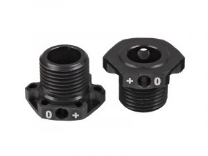 Ultimate RC Spurverbreiterung +0mm T6-7075 17mm Sechskant schwarz (2) UR1905-0