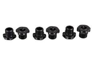 Ultimate RC Spurverbreiterung Set (0/+1/+2mm) T6-7075 17mm Sechskant schwarz UR1905