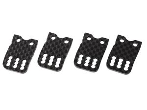 UR1927 Ultimate RC Kohlefaser Achsträger 3-in-1 Platte Mugen MBX8R HA (4) Achsschenkel