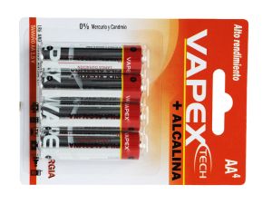 VPLUS4AA Vapex Tech AA/LR6 Plus Alkaline Batterien (4) AM3 Mignon 1,5V 