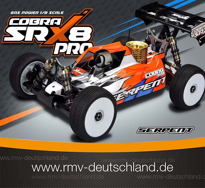 Stillstand ist Rückschritt – Überarbeiteter Serpent Cobra SRX8 PRO startbereit