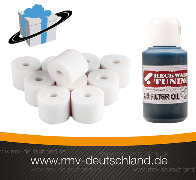 RT Luftfilterschaumstoff mit Öl für Mugen MBX-7/8 als 10er Set: wenn weg, dann weg! 