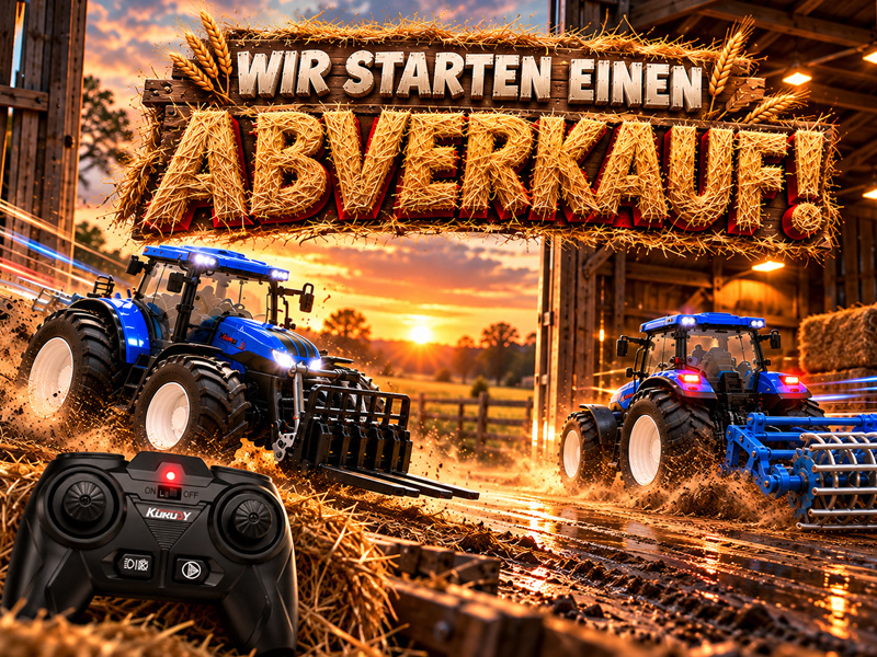 Jetzt im Abverkauf – Korody RC Traktoren mit 33 % Rabatt
