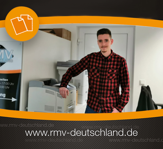 Auszubildender zum Bürokaufmann - Leon Bahr verstärkt RMV Team