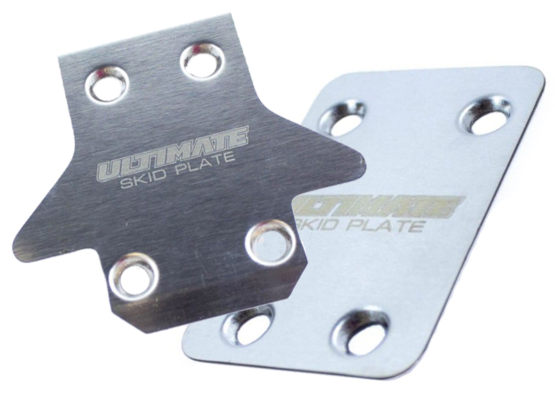 Schütze Dein Chassis – neue Skidplates für 1:8 Buggys von Ultimate Racing