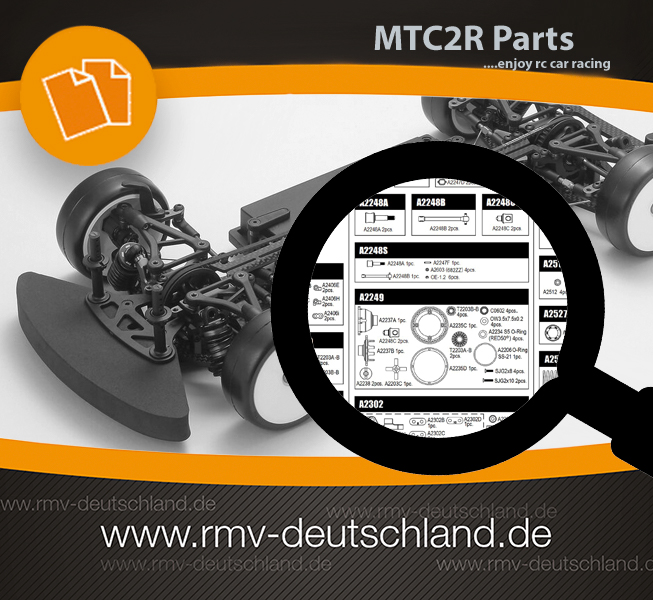 Neue Mugen Ersatz.- und Tuningteile für MTC2R im Produktshop