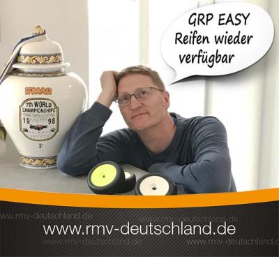 Sie sind zurück! – GRP 1:8 Buggy Kompletträder EASY gestern eingetroffen