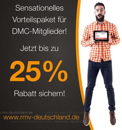 Das sensationelle Vorteilspaket für alle DMC-Mitglieder ist gut angelaufen 