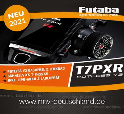 Präzision trifft auf Perfektion - Futaba T7PXR Potless Fernsteuerungsset