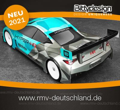 Fast & Furious – Neue Bittydesign Hyper-HR 190mm Karosserie für 1:10 Tourenwagen