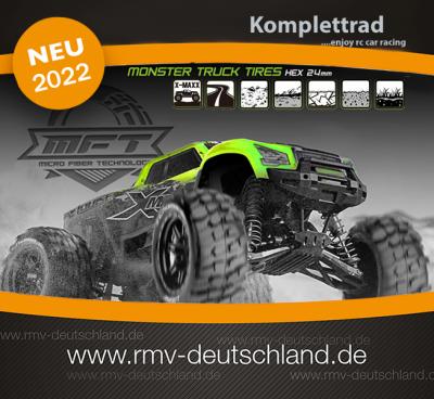 Maximale Traktion für deinen Monstertruck – Neue X-Uphill Bereifung von Louise RC