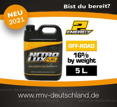 Bist du bereit? - Nitrolux ENERGY2-Treibstoff jetzt mit 16% NM erhältlich