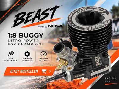 MSE Beast made by Nova – Aktuelle .21 Nitro Power für Buggy und Truggy