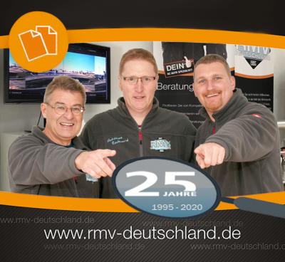 25 Jahre für euch da – Firmenjubiläum RMV Deutschland